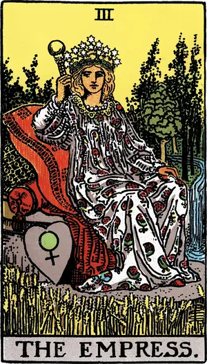 The Empress, from the Rider–Waite–Smith tarot