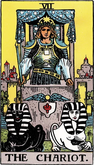 The Chariot, from the Rider–Waite–Smith tarot