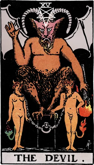 The Devil, from the Rider–Waite–Smith tarot